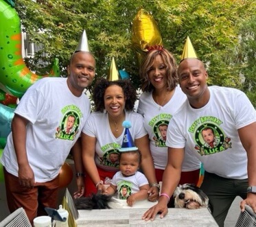 Family of Gayle King.